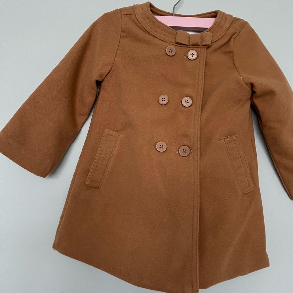Baby B’gosh tan colour long coat 24 monthss